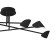 Ceiling chandelier Mantra capuccina, LED, 3100LM, 3000K, 292 mm, black color