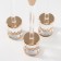 Summary Metal "Geometry" d = 2.2 cm, set 3 pcs h = 23.5 cm, 21.5 cm, 19.5 cm