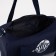 Sports bag with lightning, external pocket, suitcase holder, blue color