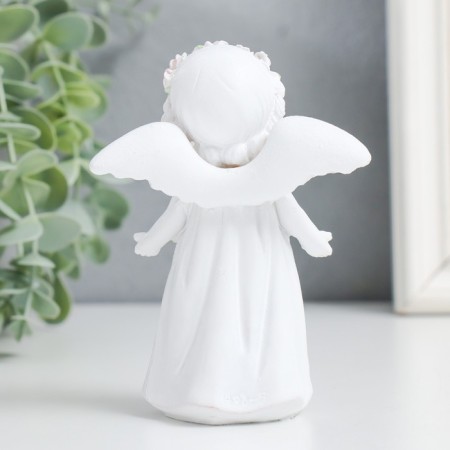 Souvenir Polystone "Baby Angel - Meeting" Snow White "mix 8.5x5x11.3 cm-3