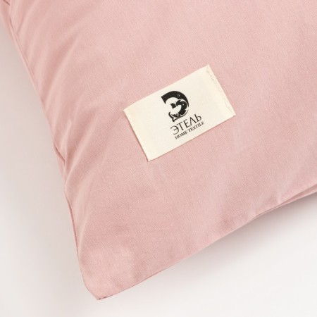 Set of pillowcases Ethel 50*70 cm - 2 pcs, col. powder, greedy cotton, 140g/m2-1