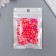 Beads for creativity plastic "Round. Gradient. Mermaid bright pink" D = 3-8mm, set 10 g 74595