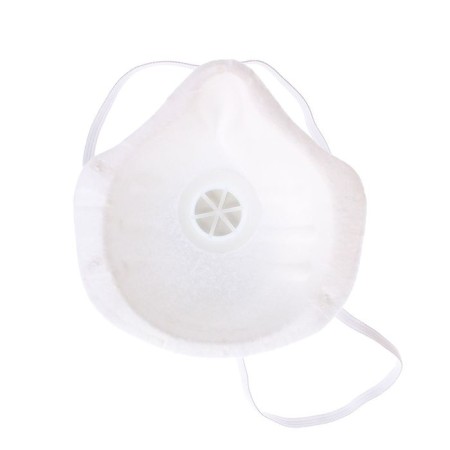 Half mask filtering molded with FFP1 valve in individual packaging-1