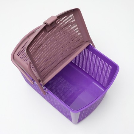 Basket 47x36x27.5 cm, purple-4