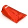 Gift, metallized, red 17x25 cm package, 20 microns 10pcs set