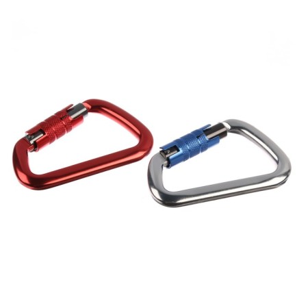 Carabiner with a bayonet coupling, 11 x 7 cm, 28 kn, mix-5