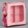 Box for sweets, confectionery packaging, 4 cells, “Present”, 10.5 x 10.5 x 3.5 cm