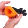 Garden, nylon gloves, with latex dousy, insulated, size 10, mix, Greengo