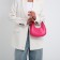 Bag Women's Baget with a zipper, pink color
