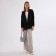 Women's bag with lightning, silver color
