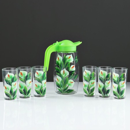 Set for Kalla's juice art painting, 6 glasses 1250/200 ml-5