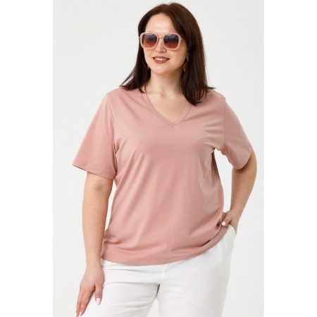 Female T -shirt, size 54, powder color-1
