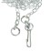 Binding chain with a short link, 19 x 4 mm, length 3 m