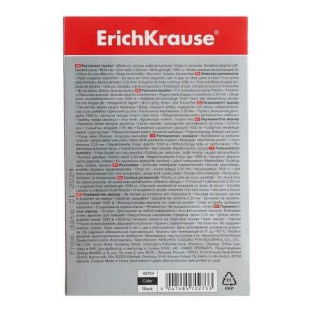 Marker Permanent Erichkrause Tank LP-600, liquid, black-6