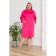 Women's dress, size 64, pink color