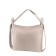 Bag-rugboat female, genuine leather, beige, 40x5x30 cm
