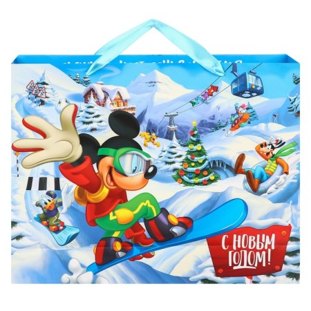 New Year. Gift package, 31x40x11.5 cm, packaging, Mickey Mouse-4