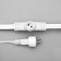 Garland "Curtain" 2 × 6 m, IP44, UMS, white thread, 1440 LED, white glow, 220 V