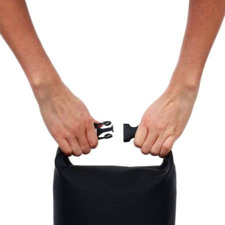 Yugana hairshome, PVC, waterproof 10 liters, reinforced, one belt, black-11