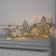 LED figure "Silver stars" 20, 25, 30 cm, metal, 220 V, glow warm white