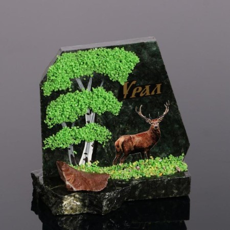 Souvenir-SKOL "Deer", coil, stone baby, small, mix-5