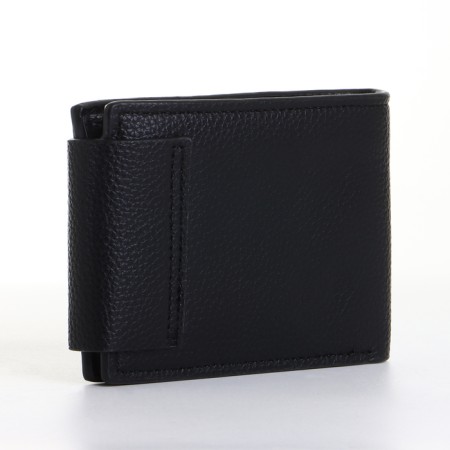 Male purse on a magnet, black color-1