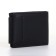 Male purse on a magnet, black color