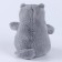 Soft toy "cat", 23 cm, gray color