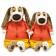 Soft toy "Bartolome", in a glassy jacket and pants, 27 cm