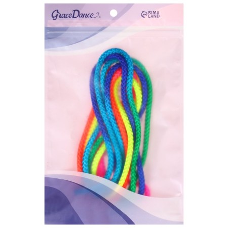 Crap for rhythmic gymnastics Grace Dance, 3 m, color Rainbow-3