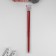Knitting needles, straight lines, d = 7 mm, 35 cm, 2 pcs, red color