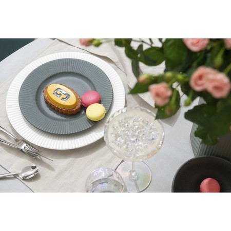 A set of lunch plates Liberty Jones Soft RipPles, 27 cm, white color-4