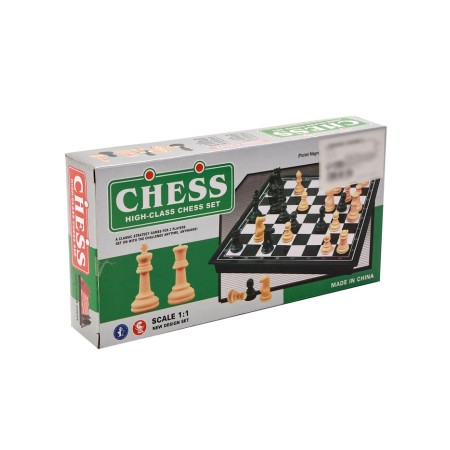 Chess 20 x 20 cm, King H-3.3 cm, d-2.5 cm, plastic board and figures-7