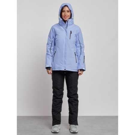Ski costume female winter, size 48, purple color