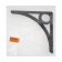 Decor bracket, 245x245, 2 pcs, black color