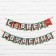Garland on the tape "Happy Birthday", for a boy, length 250 cm