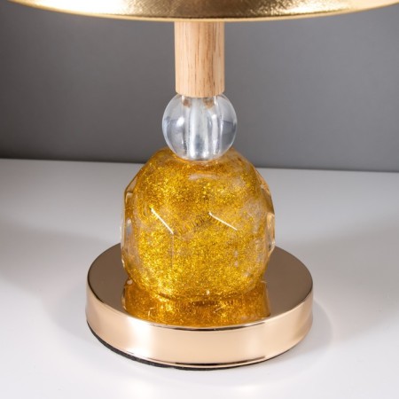Table lamp Aleessia 1x60W E27 Gold 21x21x33.5 cm Risalux-3