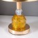 Table lamp Aleessia 1x60W E27 Gold 21x21x33.5 cm Risalux