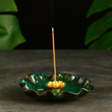 A set of incense on the stand 