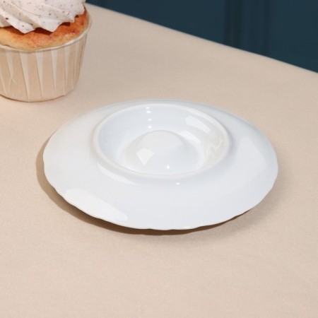 Rococo egg stand, 12.5 cm, porcelain-3