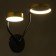 Bra 2292/2 LED 30W 3000-6000K black and gold 34x33x20.5 cm