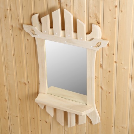 Mirror with a shelf, 80x45 cm-1