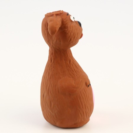 Pode-Kuglya squeal toy, 14 cm, brown/pink-1