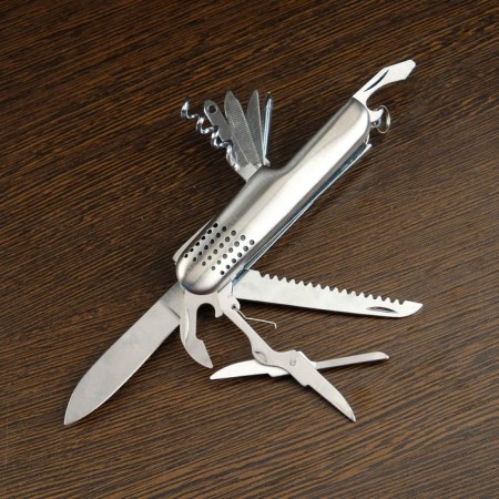 Switzersky knife "Anderson" 12B1 handle perforated diagonal-4
