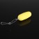 Vibroyaitzo jaga jaga, with a remote control, silicone, 7/3 cm, yellow