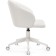 Computer chair Plastic Plastic/Ecokozha, White/White 59x60x78 cm