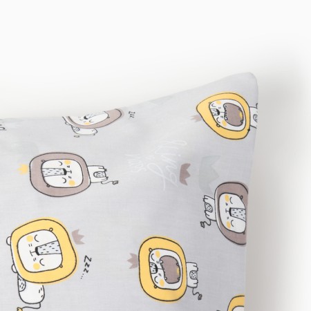 Pillowcase Lovelife "lion" 40*60 cm, satin, 100% cotton-1