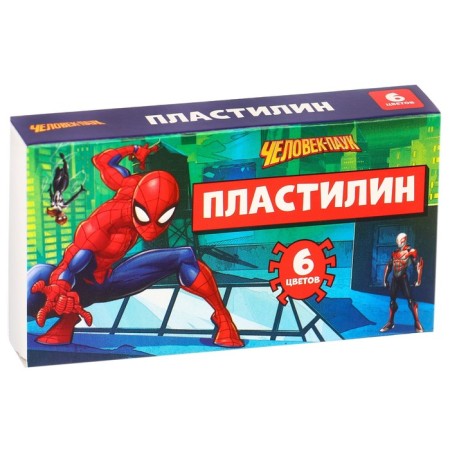 Plasticine 6 colors 60 g "Spider Man"-2