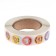 Stickers in the roll "kittens" diameter 1.5 cm, 1000 pcs.