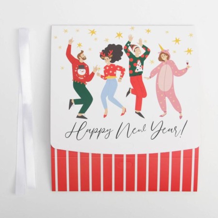 Happy Ny Gift Folding Box, 20 x 18 x 5 cm, New Year-3